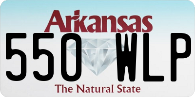 AR license plate 550WLP