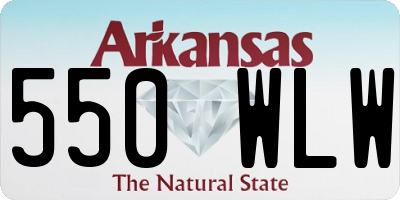 AR license plate 550WLW