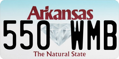 AR license plate 550WMB