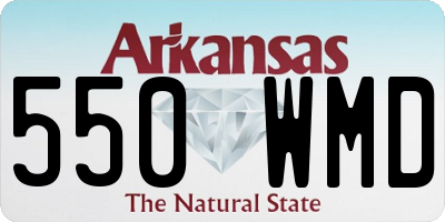 AR license plate 550WMD