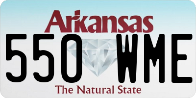 AR license plate 550WME