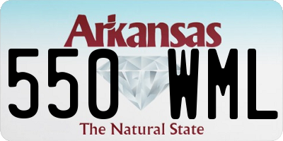 AR license plate 550WML