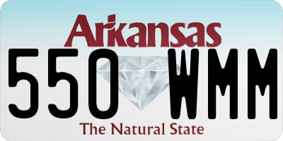 AR license plate 550WMM