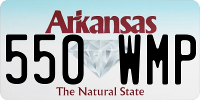 AR license plate 550WMP