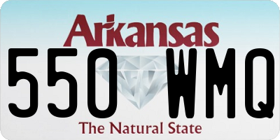 AR license plate 550WMQ