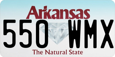 AR license plate 550WMX