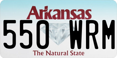 AR license plate 550WRM