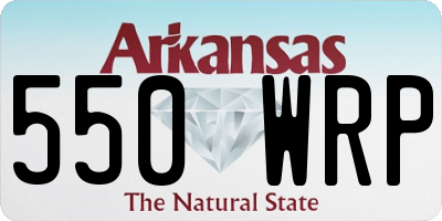 AR license plate 550WRP
