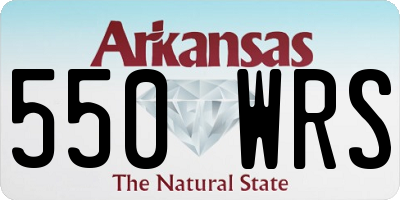 AR license plate 550WRS