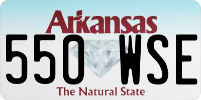 AR license plate 550WSE