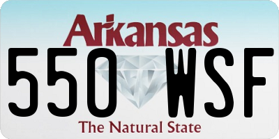 AR license plate 550WSF