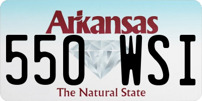 AR license plate 550WSI