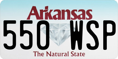 AR license plate 550WSP