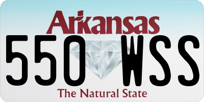 AR license plate 550WSS