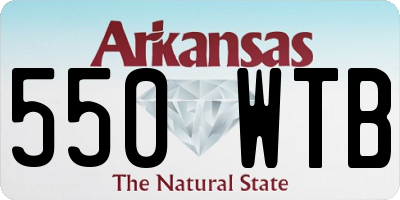 AR license plate 550WTB