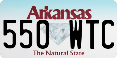 AR license plate 550WTC