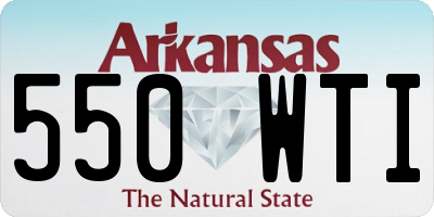 AR license plate 550WTI