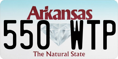 AR license plate 550WTP