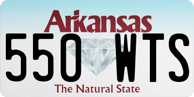 AR license plate 550WTS