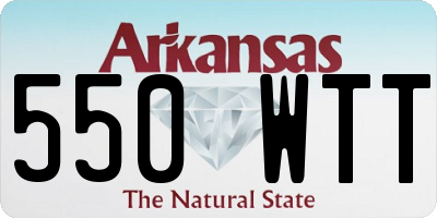 AR license plate 550WTT