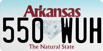 AR license plate 550WUH