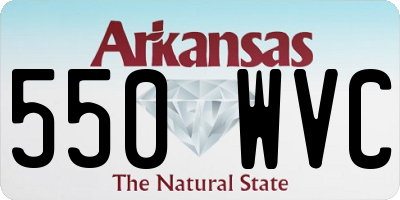 AR license plate 550WVC