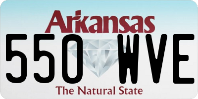 AR license plate 550WVE