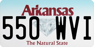 AR license plate 550WVI