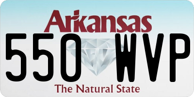 AR license plate 550WVP