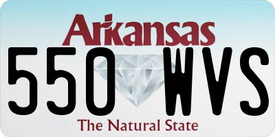 AR license plate 550WVS