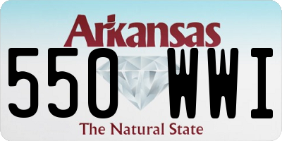 AR license plate 550WWI