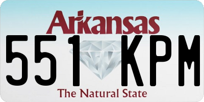 AR license plate 551KPM