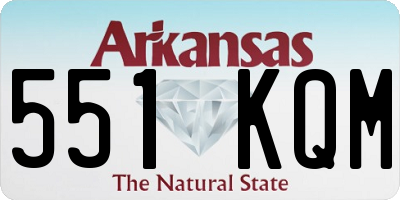 AR license plate 551KQM