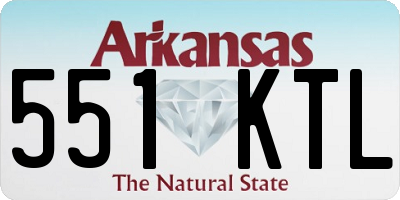 AR license plate 551KTL