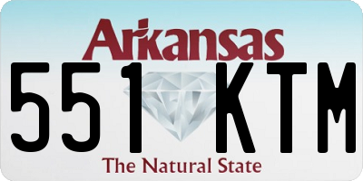 AR license plate 551KTM