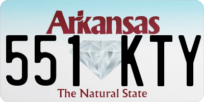 AR license plate 551KTY