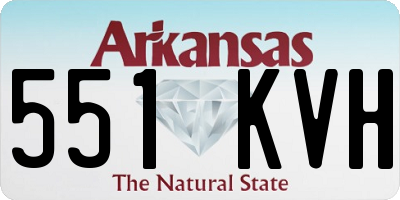 AR license plate 551KVH