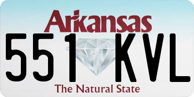 AR license plate 551KVL