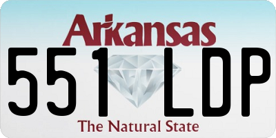 AR license plate 551LDP