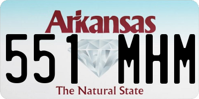 AR license plate 551MHM