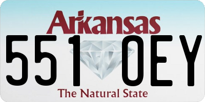 AR license plate 551OEY
