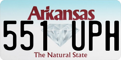 AR license plate 551UPH