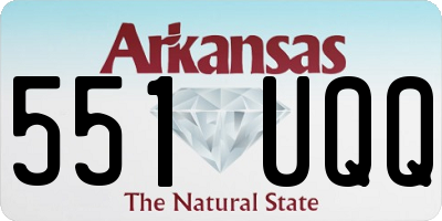 AR license plate 551UQQ
