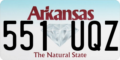 AR license plate 551UQZ