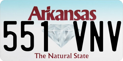 AR license plate 551VNV