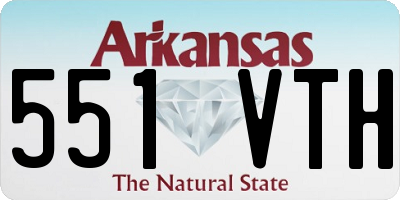 AR license plate 551VTH