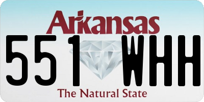 AR license plate 551WHH