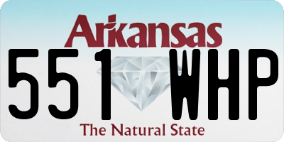 AR license plate 551WHP