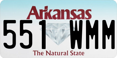 AR license plate 551WMM