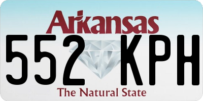 AR license plate 552KPH